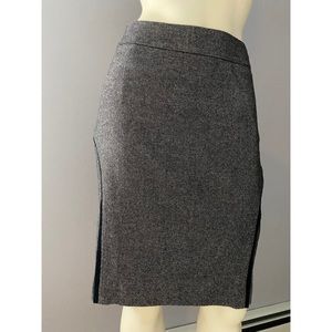 Club Monaco Wool Twill Pencil Skirt